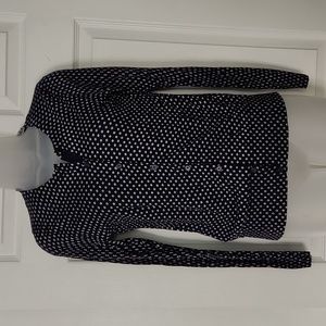 Ann Taylor Loft Navy Lightweight/Tissue Weight Cardigan, Small